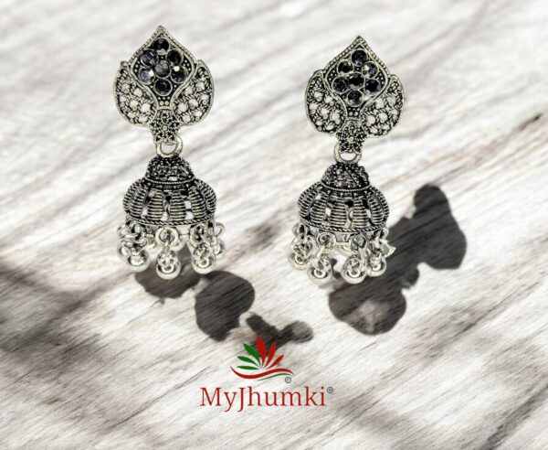 Oxidised Jhumka Earring For Women